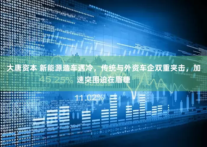 大唐资本 新能源造车遇冷，传统与外资车企双重夹击，加速突围迫在眉睫