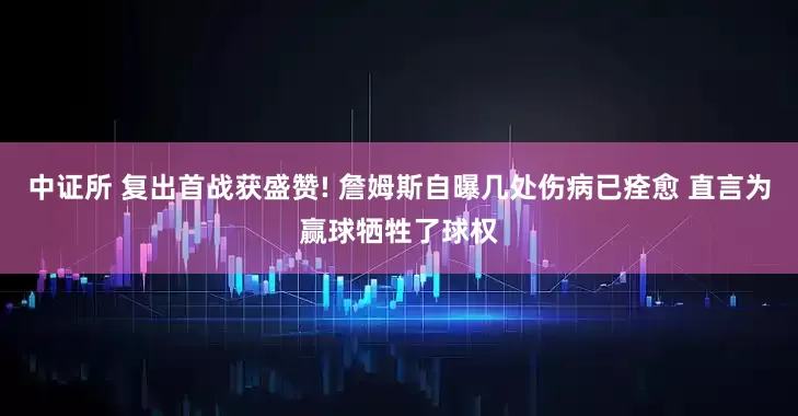中证所 复出首战获盛赞! 詹姆斯自曝几处伤病已痊愈 直言为赢球牺牲了球权
