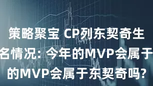 策略聚宝 CP列东契奇生涯MVP排名情况: 今年的MVP会属于东契奇吗?